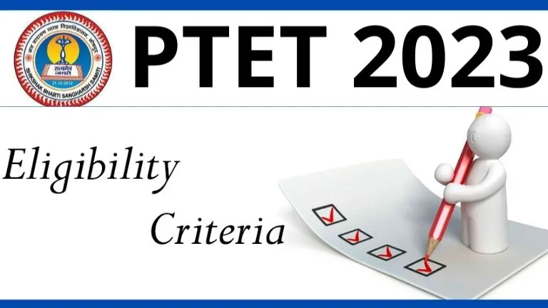 Rajasthan PTET 2023 Eligibility Criteria